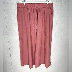 Asos design curve wide leg draw string pants size 16